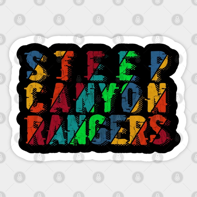 vintage color Steep Canyon Rangers Sticker by Rada.cgi